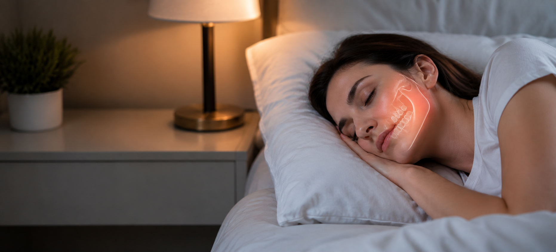 Jaw pain after sleeping, teeth grinding, and sleep posture affecting teeth alignment and oral health